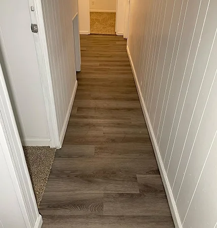 Luxury Vinyl Plank (LVP) installation in Seattle