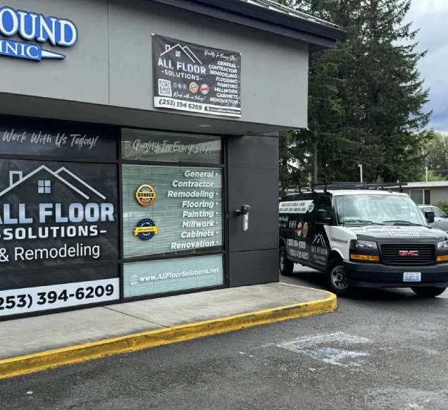 Our expert remodeling team at work